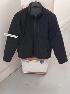 HOLLISTER WENDEJACKE AUS KUNSTFELL SCHWARZ HERREN GRÖSSE M, L - Bild 1 von 23