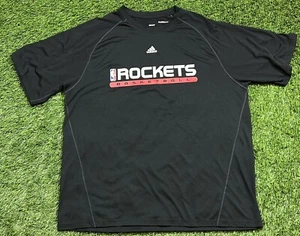 Adidas Climalite Houston Rockets NBA Warm Up Shooting Shirt Men's XL Team Issued - Picture 1 of 7