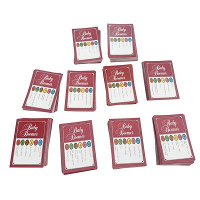 Trivial Pursuit SPARE QUESTION CARDS 500x Cards Baby Boomers Edition - Image 1 of 3