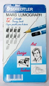 Set of Staedtler Mars Lumograph 100 pencils. - Picture 1 of 5