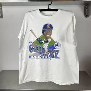 Rare 1988 Ken Griffey Mariners MLB Caricature T-shirt basic tee HN1767 - Picture 1 of 2