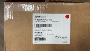 Fisherbrand 12566611 96-Well DeepWell Polypropylene Microplates, 50/CS - Picture 1 of 1