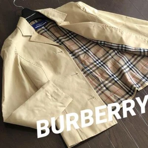 Burberry Jacket Beige Nova Check Ladies Size 38 From Japan Used - Picture 1 of 4