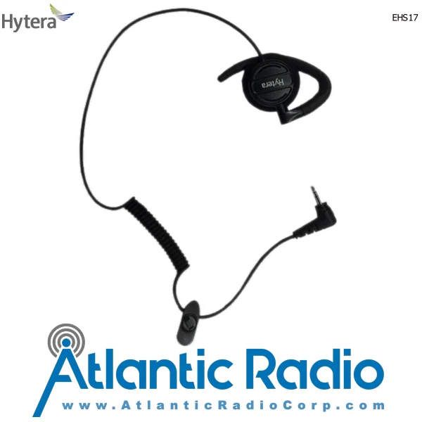 Hytera EHS17 Receive-Only Adjustable Earhook Earpiece with a Swivel Speaker - Image 1 of 1