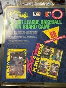 KEN GRIFFEY JR ON FRONT 1990 CLASSIC TRIVIA GAME BASEBALL - Picture 1 of 2