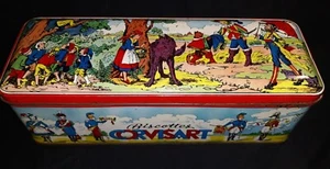 Boite sérigraphiée vide Biscottes CORVISART Images d'Epinal ttb N°715/384 - Imagen 1 de 10