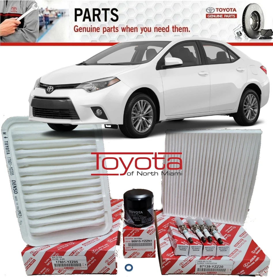 Genuine OEM Toyota Corolla 2016 -2018 Corolla iM 2017-2018 Tune Up Service Kit - Imagem 1 de 1