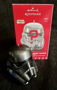 Hallmark Ornament 2017 Star Wars Imperial Stormtrooper Surprise Black Helmet - Picture 1 of 9