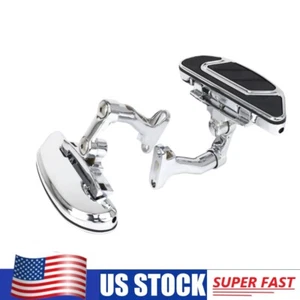 1993-2023 For Harley Passenger Rear Floorboards Footboards Touring Street Glide - Picture 1 of 6