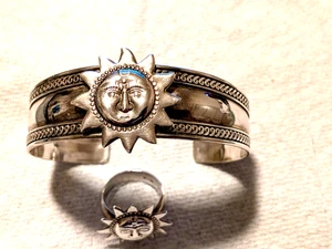 Anillo y brazalete de ley 925 8,5 26,8 gramos - Imagen 1 de 13