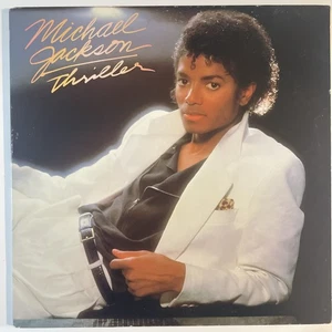 MICHAEL JACKSON Thriller 1st Press No MJ Producer Credits Vinyl Lp Nice VG/VG+ - Picture 1 of 8
