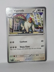 Vigoroth 161/193 Pokemon TCG Paldea Evolved 1 Card - Picture 1 of 2
