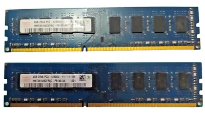KIT MEMORIA RAM DESKTOP HYNIX  - 8GB (2X4GB) - DDR3 - 1600 MHz - Immagine 1 di 4