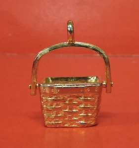 LONGABERGER  BASKET PENDANT W/FOLDING HANDLE - Picture 1 of 6