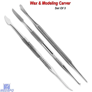 Wax and Modelling Carvers Lecron Zahle Dentistry Beal Carver  Lab Instrument Kit - Picture 1 of 7