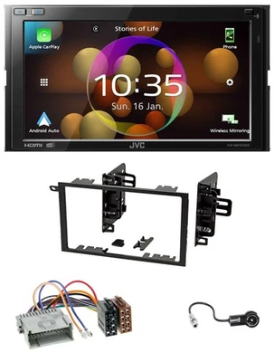 JVC DAB MP3 2DIN Bluetooth USB Autoradio für Chevrolet Avalanche Blazer Cavalier - Bild 1 von 4