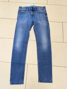 DIESEL THOMMER-T Herren Jeans Blau Regular Slim Skinny Stretch Gr.34 W34 TOP - Bild 1 von 4