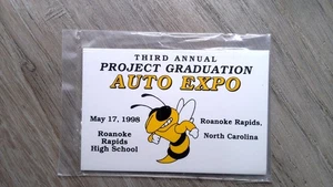 Daytona Trophy Project Graduation Auto Expo Plaque Roanoke Rapids 1998 - Picture 1 of 2