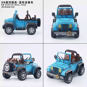 Dragon Ball New H 7in jacksdo Studio DB Vehicle Blue Jeep Resin Statue - Picture 1 of 2