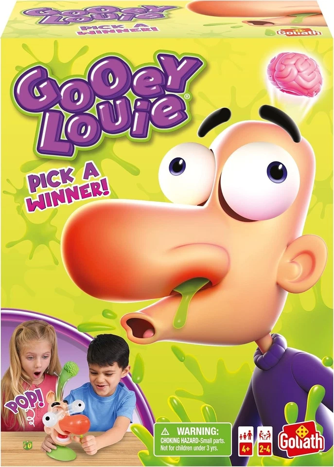 Goliath Games Gooey Louie: Pick a Winner! | New & Improved Bogey Picking Fun - Image 1 of 4