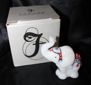 Fenton Patriotischer Elefant - signiert und nummeriert - 10 von 47 mit Box - Bild 1 von 3