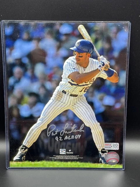 Pat Listach Signed and Inscribed 8x10 Photograph - Image 1 of 3