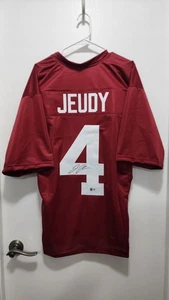 JERRY JEUDY signiertes individuelles Alabama Crimson Tide #4 Trikot NCAA Beckett - Bild 1 von 5
