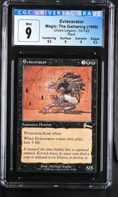 EVISCERATOR Urza's Legacy Rare CGC 9 Q++ MTG [Nostalgium] - Image 1 of 2