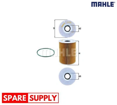 OIL FILTER FOR PORSCHE MAHLE OX 254D4 - Image 1 of 4