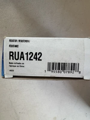 Carquest RUA1242 Premium HVAC Blower Motor Resistor - Image 1 of 2