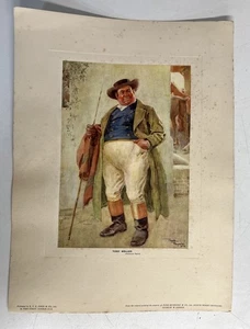 Charles Dickens ‘Tony Weller’ 1920/30s Old Print Of A Frank Reynolds Painting - Picture 1 of 9