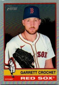 2025 Topps Heritage Baseball #267 Garrett Crochet Refractor - Picture 1 of 2