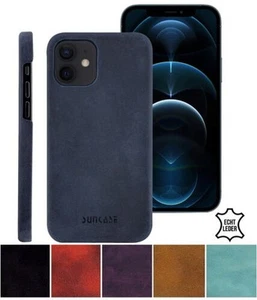 Custodia In Pelle Per iPhone 12 6.1" Cover Protettiva Hard Case - Photo 1/12