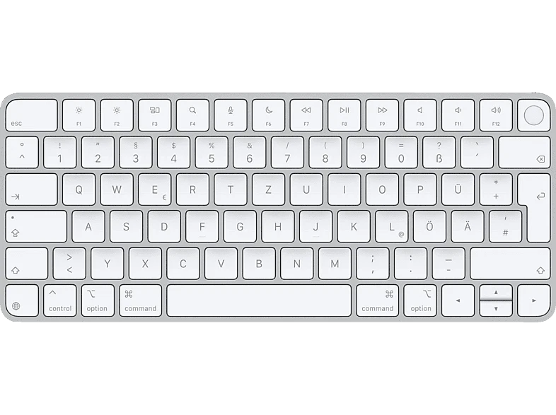 B-Ware ohne Kabel APPLE Magic Keyboard mit Touch ID, Tastatur, Weiß - Bild 1 von 1