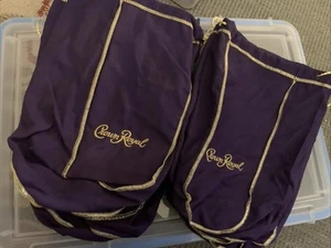 Crown Royal Kordelzugbeutel 24 Stück groß 12" lila Sammlersack - Bild 1 von 2