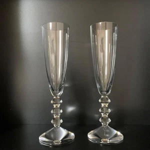 Baccarat Vega Sektflöten 2er Set Neu unbenutzt mit Box Kristallgläser - Bild 1 von 12