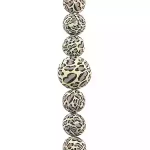 Leopard Clay Round Beads by Bead Landing™ 7 inch - Picture 1 of 3