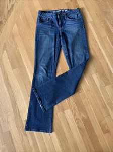 Guess Jeans Carla Bootcut Flair Stretch Dark Blue Denim Women’s Size 29 - Picture 1 of 12
