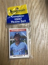 1987 International League Richmond Braves Team Set Sealed