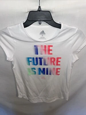 Camiseta Adidas Niñas Talla Grande (14) Blanca El Futuro Es Mío Foto 1 de 4