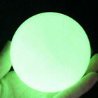 Luminous Quartz Glow In The Dark Stone Sphere Ball Stand Green Crystal 35mm