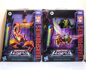 Transformers Legacy BUZZSAW, Predacon SANDSTORM Deluxe Class - New/Sealed (2022) - Picture 1 of 7