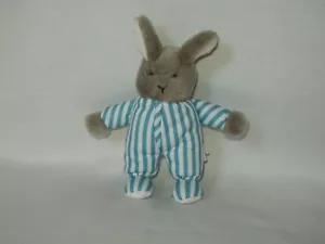 GOODNIGHT MOON Harper Collins Mini 6" Sitzsack grau Hase Kaninchen Streifen Pyjama - Bild 1 von 6