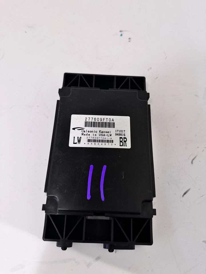 2018 NISSAN TITAN TEMPERATURE AC CONTROL MODULE OEM 277609FT0A - Imagem 1 de 4