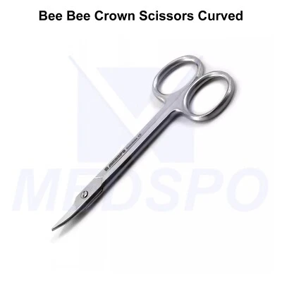 Dental Bee Bee Crown Scissors Curved Wire Cutting Surgical Orthodontic Shears - Image 1 of 4