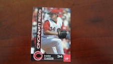 2004 KAHN'S CINCINNATI REDS BRANDON CLAUSSEN  BASEBALL CARD