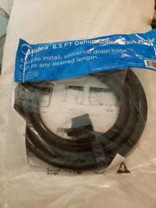 Midea Dehumidifier 6.5 ft Drain Hose Black MAADH02 New sealed - Picture 1 of 3