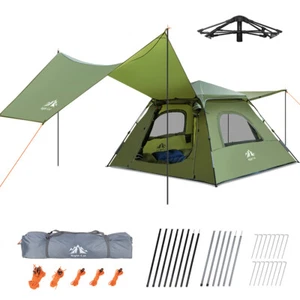 2-3 Person Pop Up Tents Waterproof Windproof Instant Tent for Camping Hiking - Picture 1 of 7