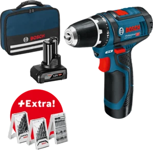 Taladro Destornillador Bosch GSR 12v-15 Con 2 Batería de Litio De 12 Voltio - Imagen 1 de 7