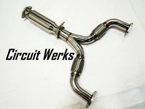 Circuit Werks 350Z 03-09 Z33 Resonated Exhaust Y Pipe Exhaust Flex Mid Fairlady - Picture 1 of 1
